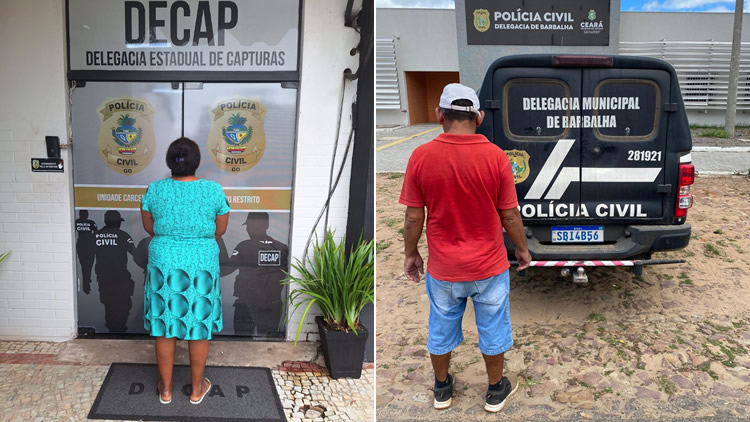 Barbalhense presa por tráfico de drogas em Juazeiro e homem acusado de violência doméstica
