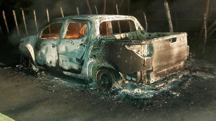 Carro usado para matar ex-vereador de Crato com 47 tiros foi incendiado