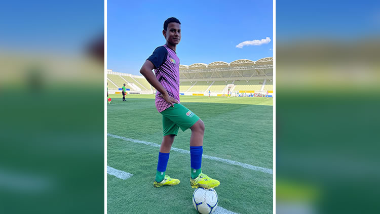 Adolescente de Farias Brito desperta interesse do Bahia após participar de seletiva na arena Romeirão