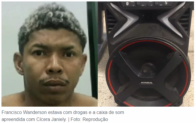 PM prende homem tornozelado com drogas e uma garota com som em alto volume