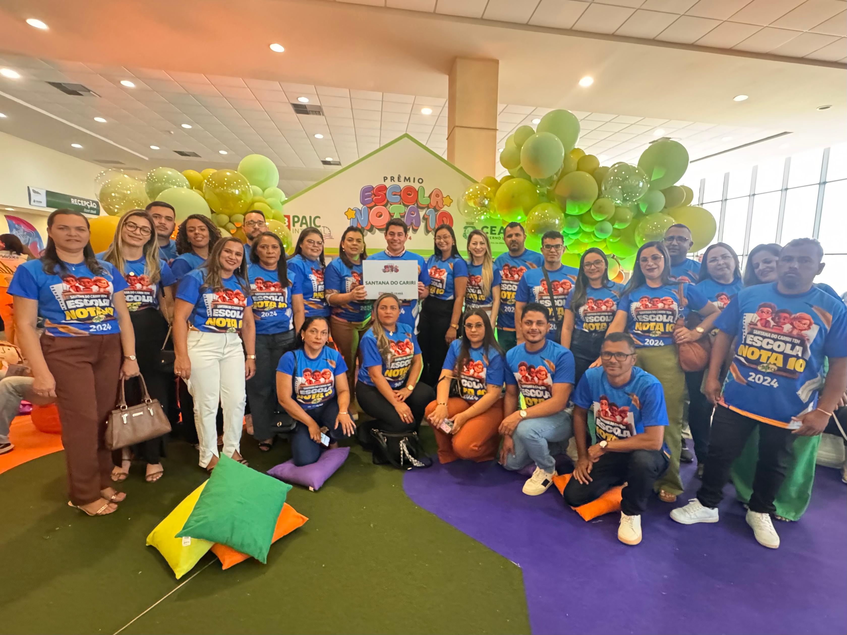Três escolas de Santana do Cariri são premiadas na 14ª edição do Prêmio Escola Nota 10