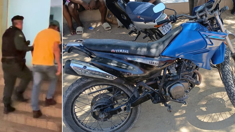 PM em Jardim prende acusado de estupro e recuperou moto roubada noutra ação