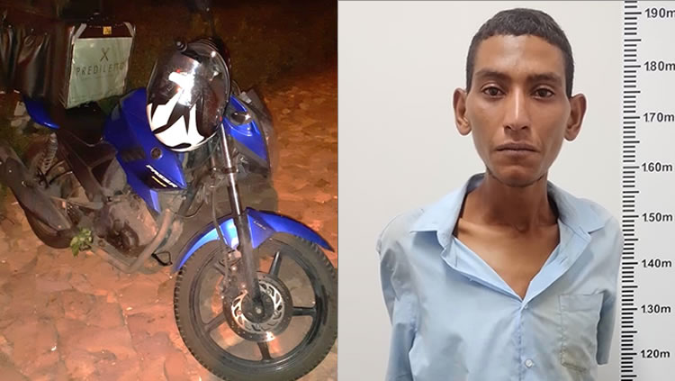 GCM recupera moto roubada de entregador em Juazeiro e prendeu jovem que bateu na companheira