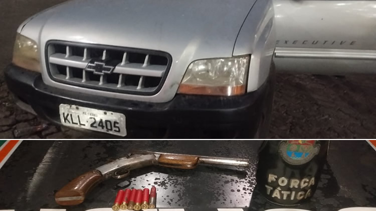 GCM detém homem embriagado num carro sem habilitação e a PM prende outro num Fiat com arma