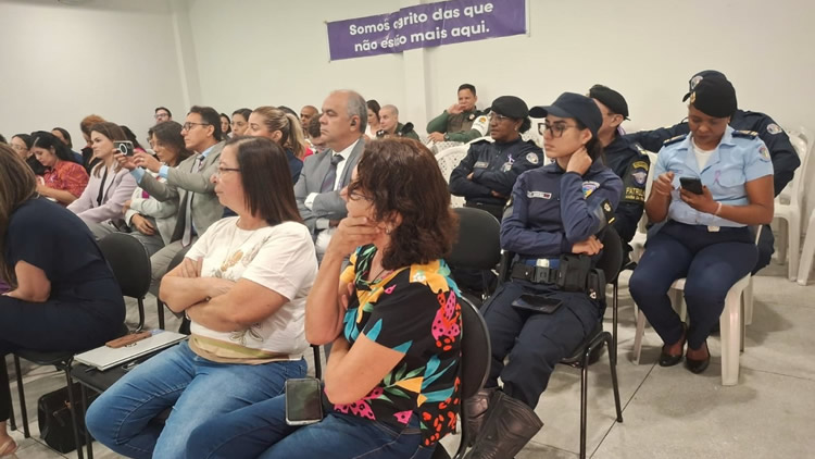 Patrulha Maria da Penha presente ao lançamento do Núcleo de Combate à Violência Doméstica na Comarca de Juazeiro