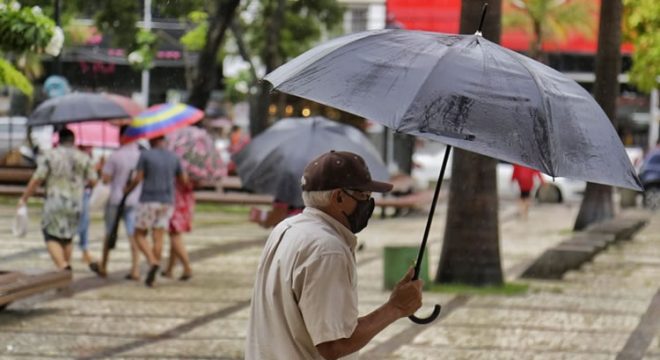 Inmet prevê chuvas em todo o país em agosto