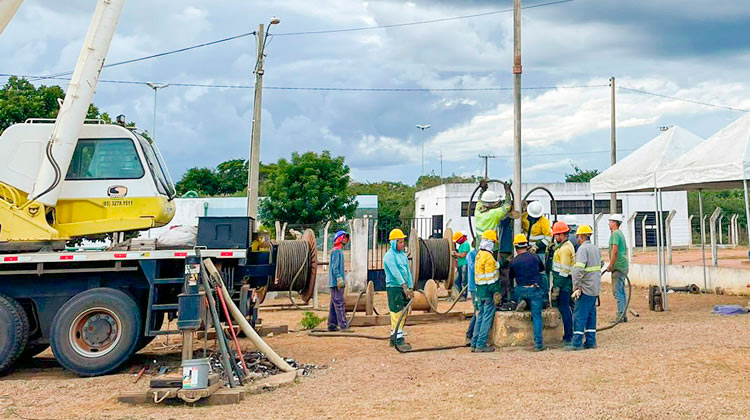 Cagece reativa maior poço profundo do Ceará; o equipamento vai abastecer 3 cidades do Cariri