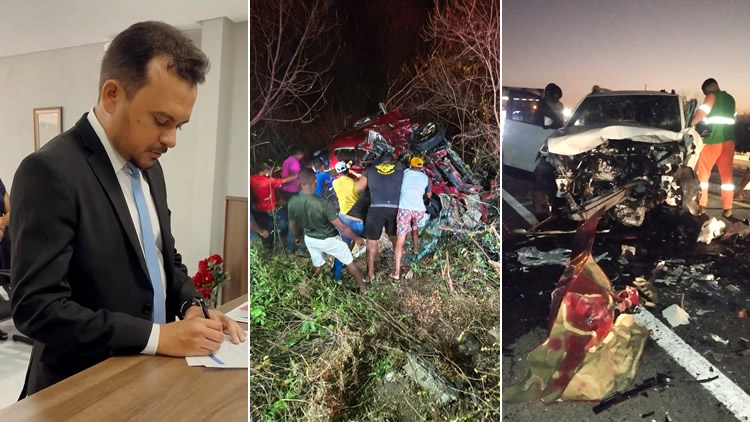 Advogado morre após grave acidente em Jati e romeira ao descer de ônibus no Juazeiro