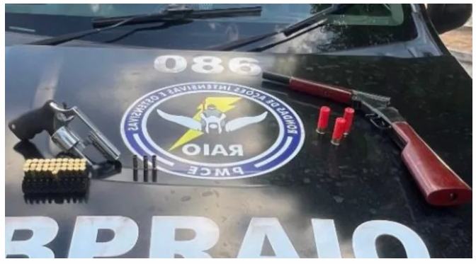 Dupla suspeita de crimes morre em confronto com o Raio em Jaguaribe