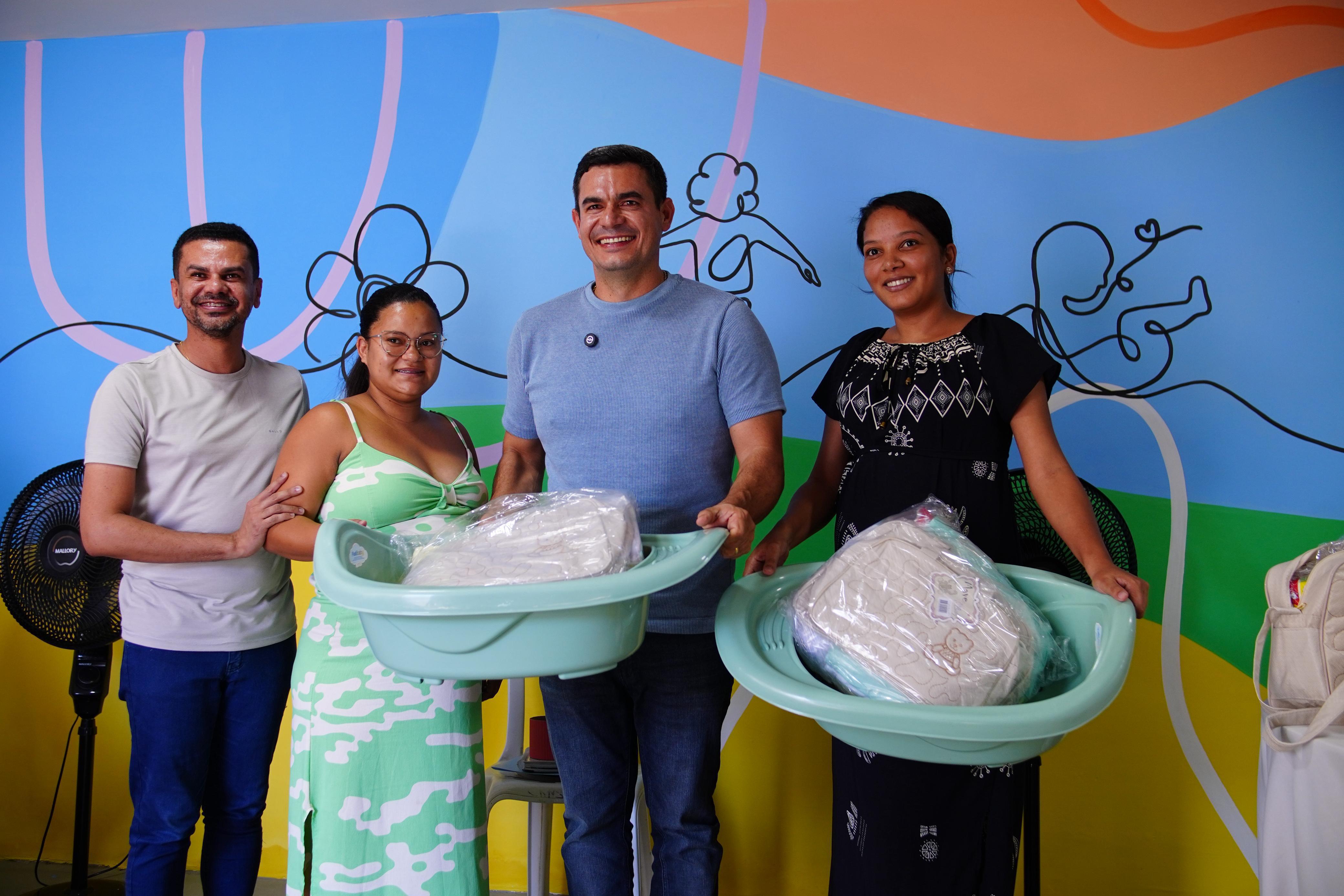 Gestantes de Potengi recebem kits natalidade