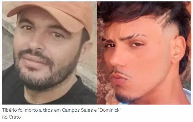 Homicídios à bala em Campos Sales e Crato e mulher morreu em Barro após moto bater num jumento