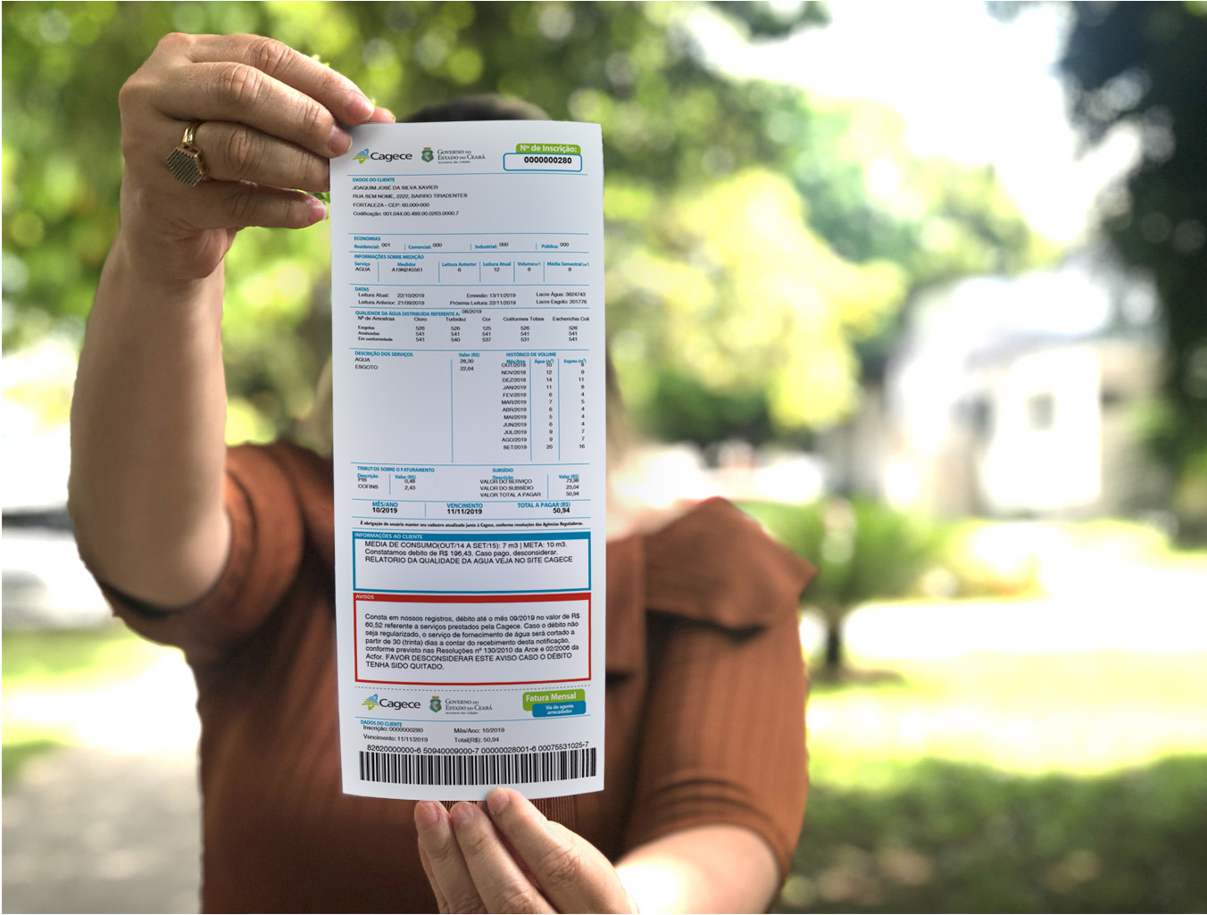 Conta de água no Ceará terá aumento de 9,73% a partir de 5 de novembro; reajuste é superior ao de 2024