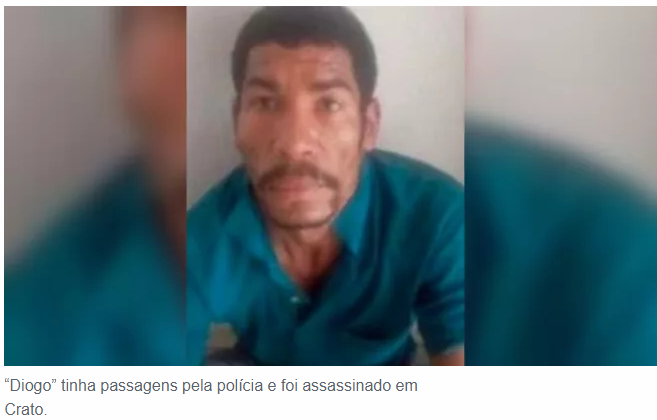 Homem morto a tiros em Crato na madrugada desta terça-feira no bairro Seminário
