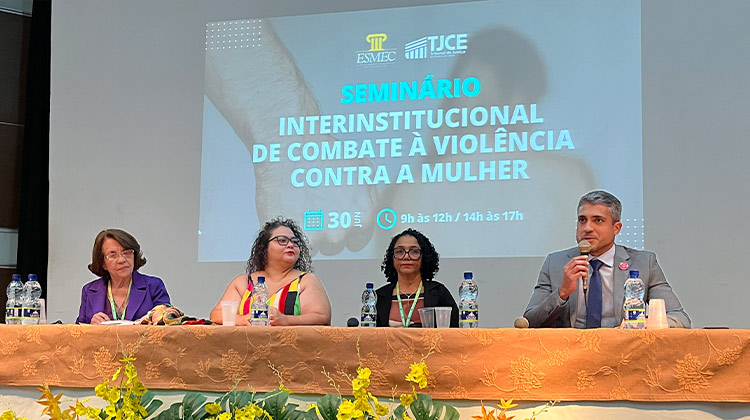 Seminário Interinstitucional de Combate à Violência Contra a Mulher é realizado no IFCE