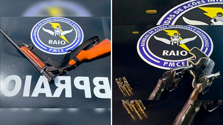 RAIO apreende um rifle em Campos Sales e mais dois revólveres