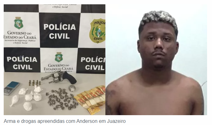Polícia Civil fecha boca de fumo em Juazeiro e prende jovem com arma e drogas