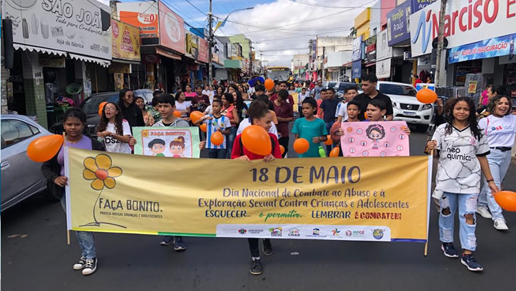 Caminhada em alusão ao 18 de maio é realizada em Juazeiro