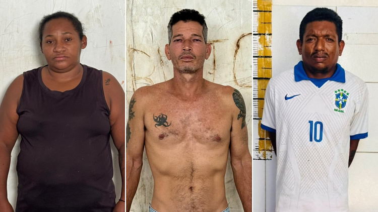 Polícia Civil prende mulher por tráfico em Crato, além de acusado de homicídio e outro por assalto