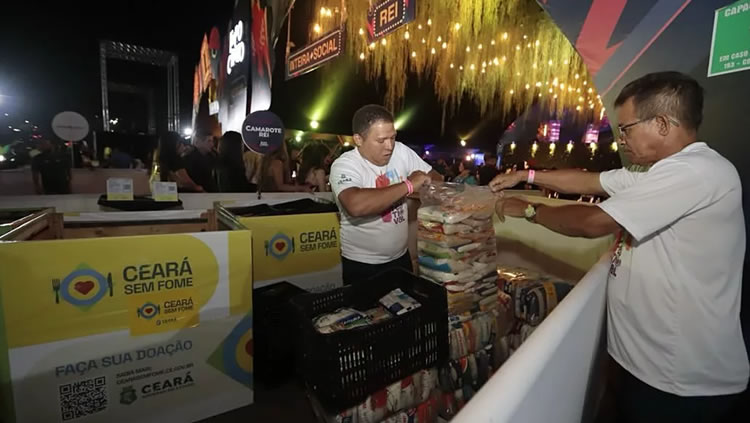 Expocrato arrecada quase 9 tonelada de alimentos para o Ceará Sem Fome