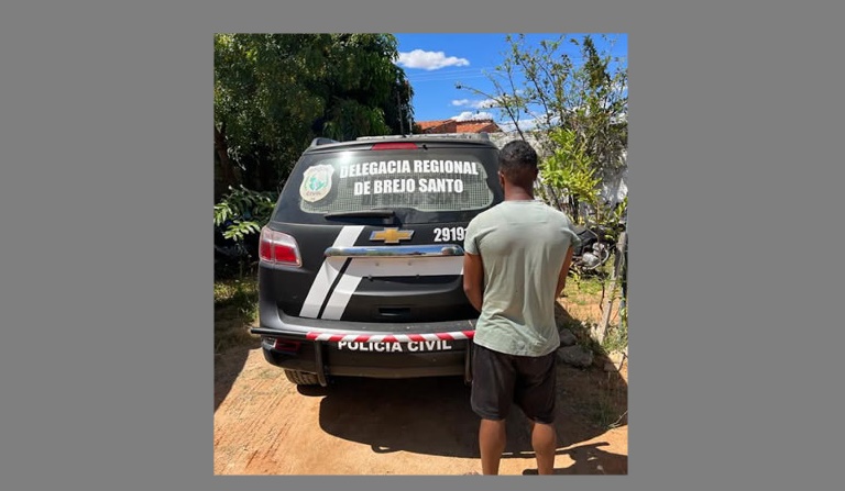 Acusado de estupro é preso em Brejo Santo e outro que ateou fogo na casa da mãe em Mauriti