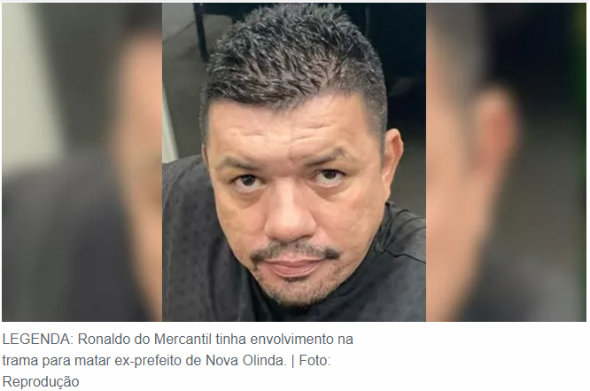 Morto a tiros de fuzil em Juazeiro mentor da trama para matar ex-prefeito de Nova Olinda e um moto Uber que chegava ao local