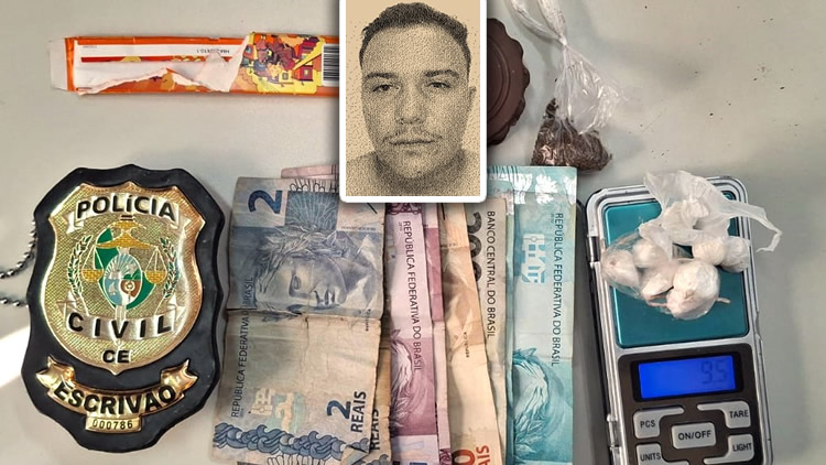 Esposo assume tráfico da companheira presa em Nova Olinda e foi preso também