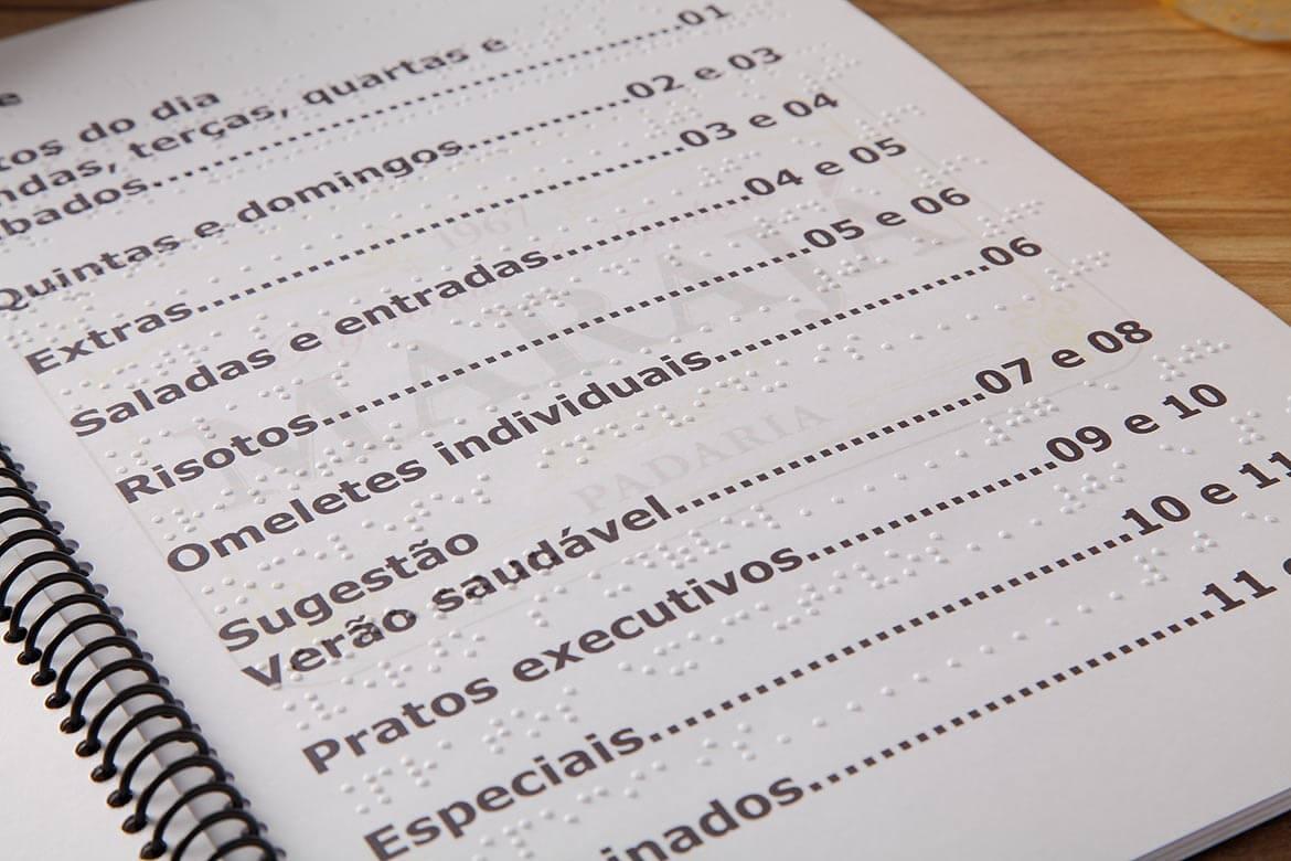 Projeto da URCA contribui com a produção de cardápios em Braille nos restaurantes do Cariri