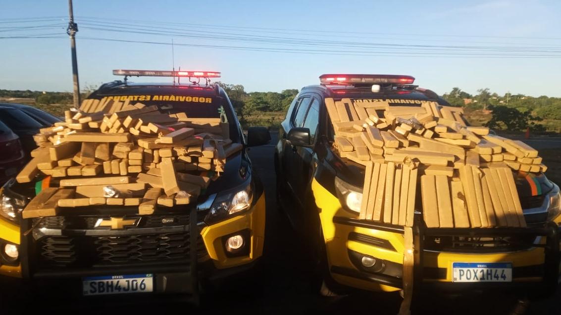 BPRE prende homem com cerca de 355 kg de maconha escondidos em carro na CE-350