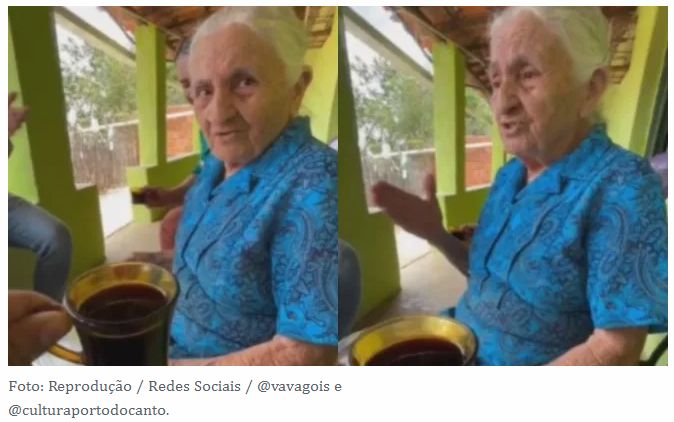 Inês Alencar, filha de Patativa do Assaré, é registrada declamando 'O Poeta da Roça'