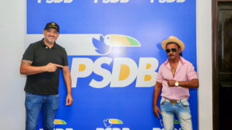 Charlles e Tiringa se filiam ao PSDB e anunciam pré-candidatura a deputado federal