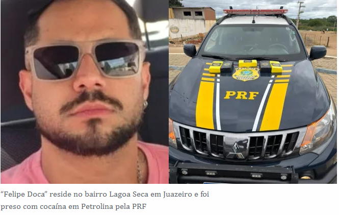 Comerciante é preso quando trazia para o Juazeiro 5 Kg de cocaína desde Petrolina