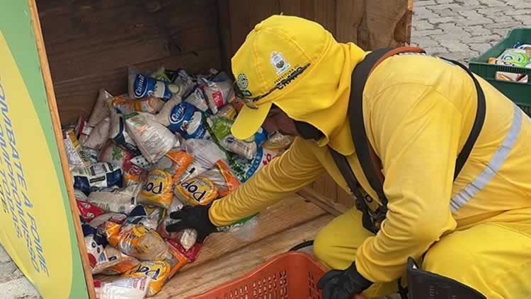 Mais de meia tonelada de alimento é arrecadada para o Ceará Sem Fome em dois dias de Expocrato