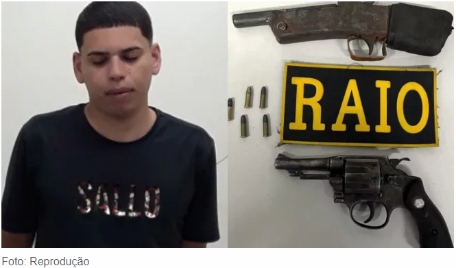 PM prende jovem tornozelado com drogas em Potengi e outro com armas em Caririaçu