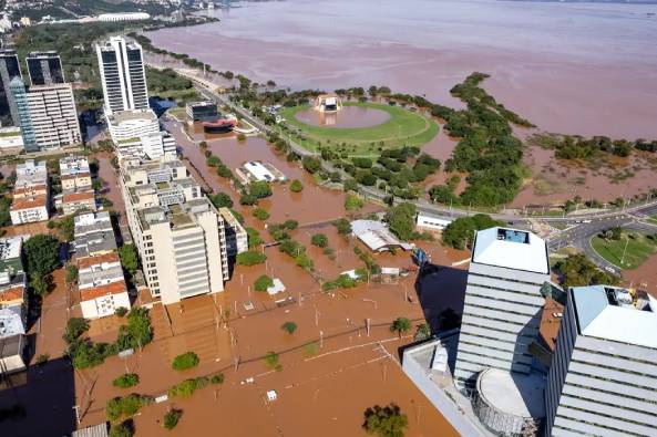 85,5% dos municípios gaúchos estão afetados pelos fortes temporais no estado